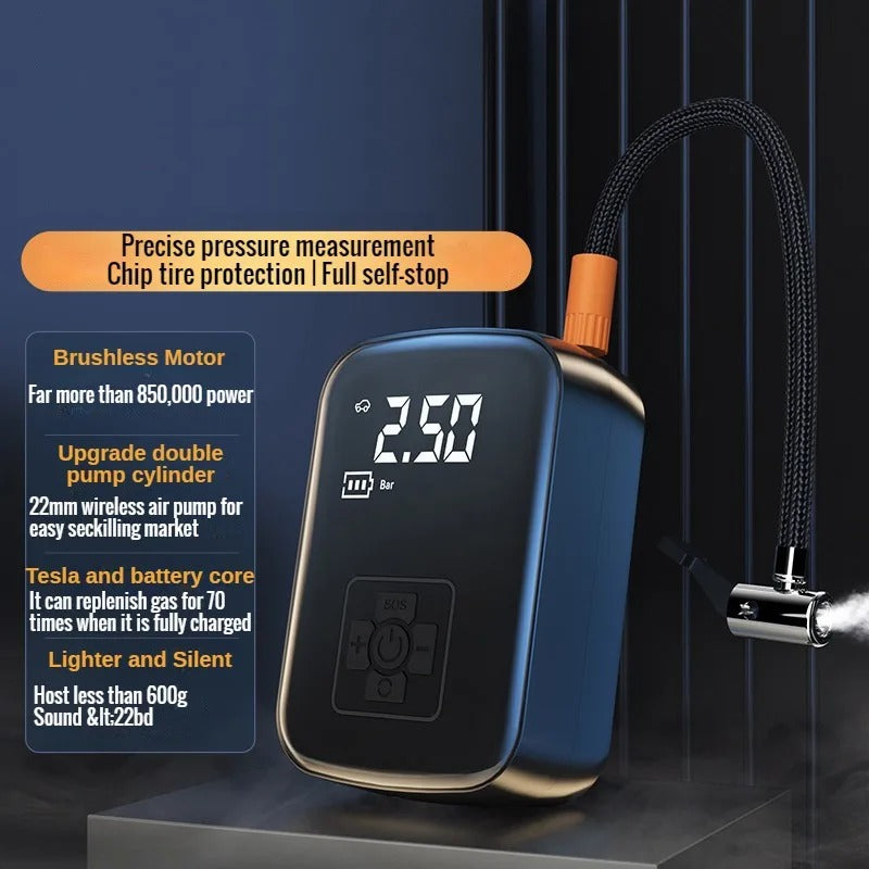 Wireless Air Pump 150PSI Portable Electric Tire Inflation