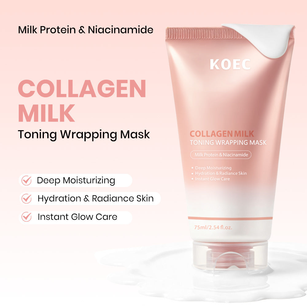 Milk-based Peel-off Facial Mask - Glow Lock Collagen Duo