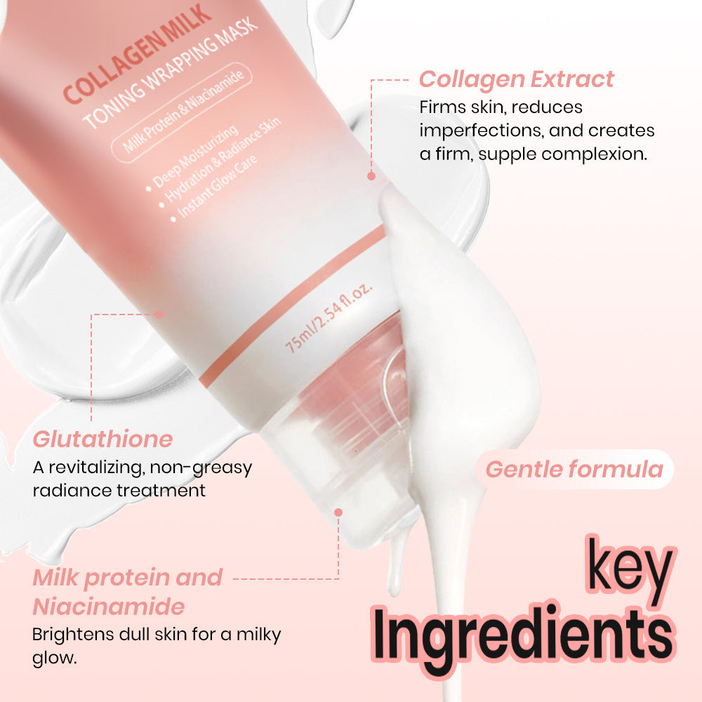 Milk-based Peel-off Facial Mask - Glow Lock Collagen Duo