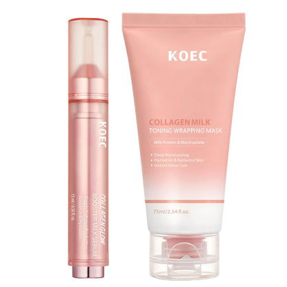 Milk-based Peel-off Facial Mask - Glow Lock Collagen Duo